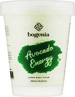 Крем-скраб для тела «Энергия авокадо» Bogenia Cleansing Cream Body Scrub Avocado Energy