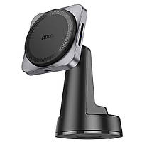 Автодержатель Hoco HW16 Speed Magnetic Wireless 15W Цвет Черно-Серый p