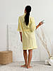 Халат  жіночий із мусліну COSY, лимонний, фото 2