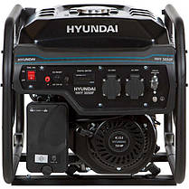 Двопаливний генератор газ-бензин Hyundai HHY 3050F 3 кВт, фото 3