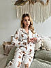 Жіноча Муслінова піжама COSY, ведмедики Teddy, фото 7