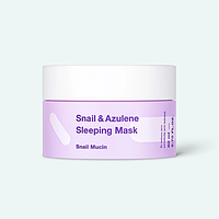 Tiam Snail & Azulene Sleeping Mask Нічна маска з екстрактом равлика і азуленом, 80 мл