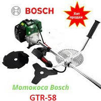 Мотокоса Bosch GTR 58 NEW (5.8 кВт, 2-тактный) Бензокоса Бош, кусторез, триммер