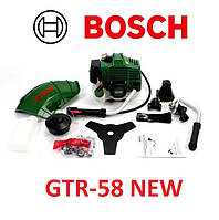 Мотокоса Bosch GTR 58 NEW (5.8 кВт, 2-тактный) Бензокоса Бош, кусторез, триммер