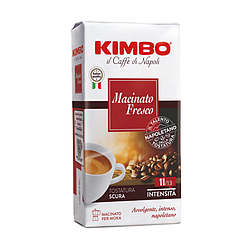 Кофе крепккий молотый Kimbo Macinato Fresco для мокки 250 грамм