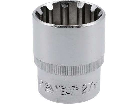 Головка торцева Spline YATO 1/2" 27 мм