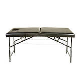Масажний стіл розкладний автоматичний, Кушетка косметологічна м'яка, Кушетка для масажу переносна, Кушетка для масажу, фото 2