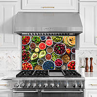 Стеклянная панель для кухни "Спектр ароматов"
