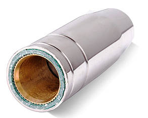 Сопло хромоване втулка латунь для зварювального пальника МВ-15 без різьблення (гладке)