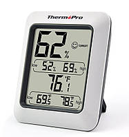 Термогигрометр цифровой ThermoPro TP-50 (-50°C до 70°C, 10% до 99%) с магнитом