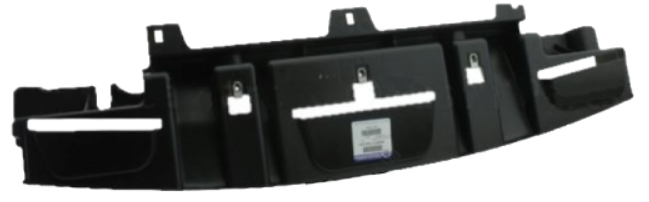 Дефлектор бампера переднього Dodge DURANGO 11-20 середній Fps пластик