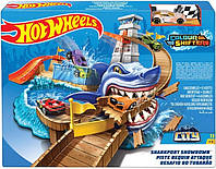 Хот Вилc Трексет атака акул Hot Wheels Color Shifters Sharkport BGK04