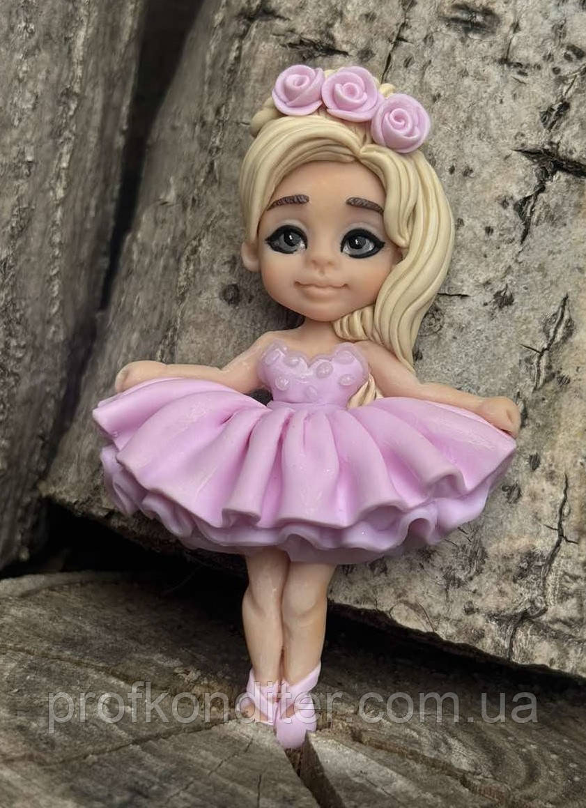 ЭКСКЛЮЗИВ! Силіконовий молд для шоколаду та ін "Дівчинка балерина", фото 1