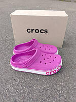 Шлепанцы Crocs женские Сабо кроксы пляжные фиолетовые