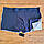 Комплект труси-боксери з 3 штук, розмір 4XL, колір синій, сірий, білий, фото 6