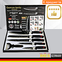 Ножи кухонные German Family Набор ножей из 6 предметов Набор ножей из нержавеющей стали Ножи кухонные