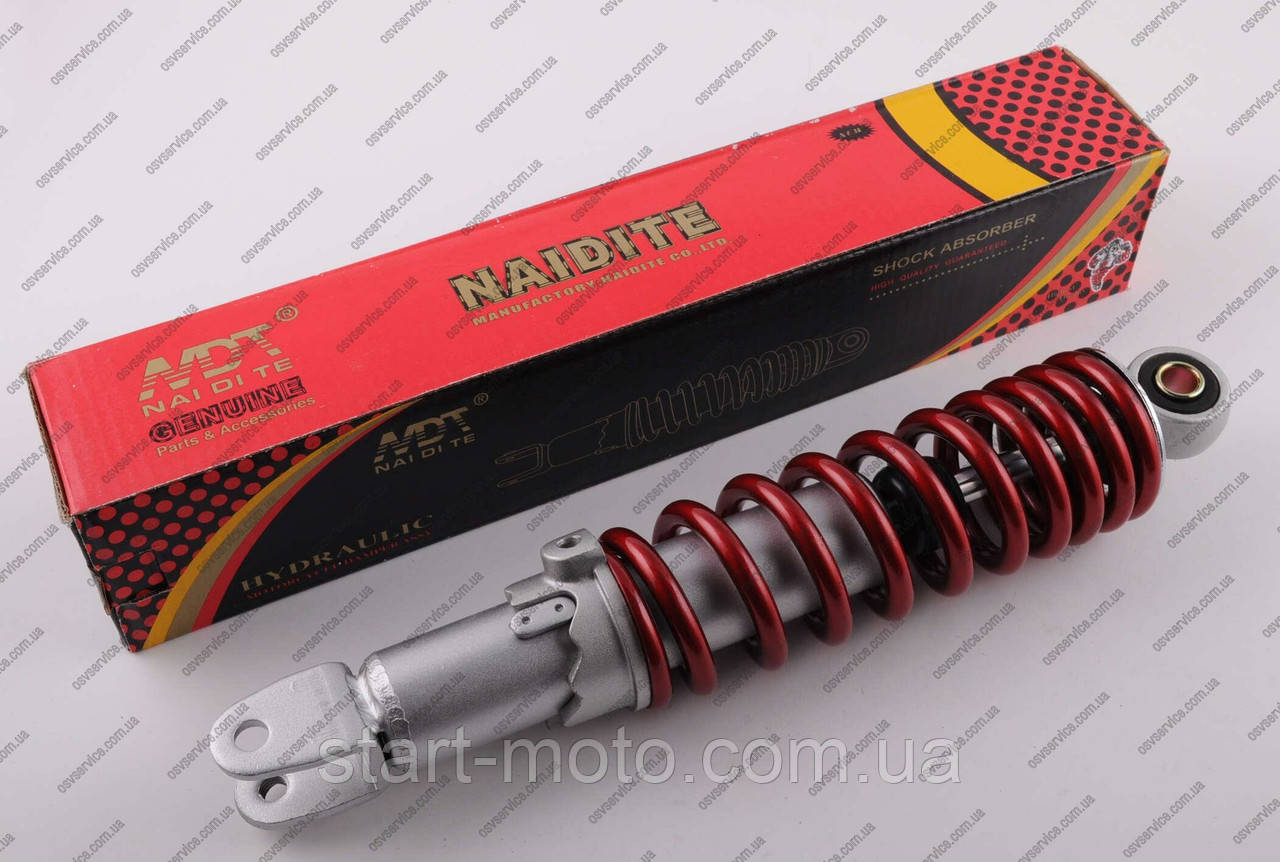 275 mm HONDA-50 2Т DIO TACT LEAD ZX Амортизатор задній Регульований/червоний фірма NDT — Якісний китай