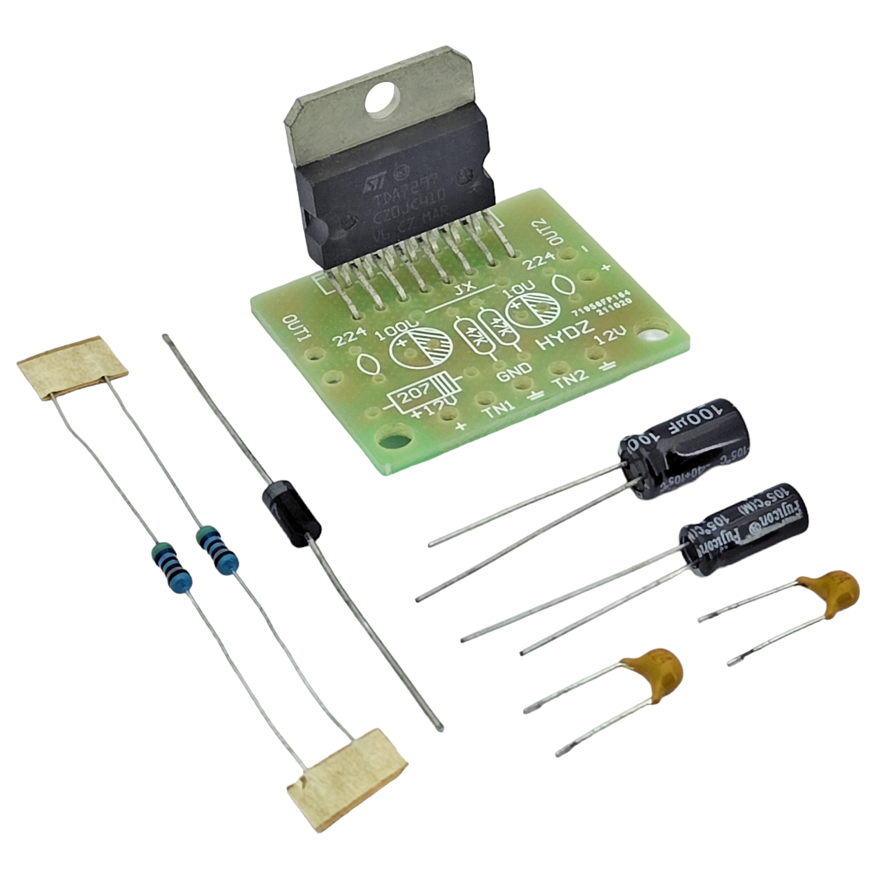 Радіоконструктор підсилювач звуку на мікросхемі TDA7297 12 V 15 W