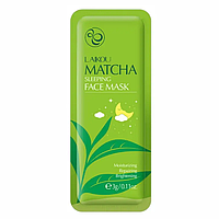 Ночная маска для лица с экстрактом зеленого чая Матча Laikou Matcha Sleeping Face Mask 3g