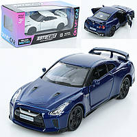 Машина AS-3098 (48шт) АвтоСвіт, Nissan GT-R(R35) 2017, метал, інерц, 11,5см, відчиняются двері, гумові колеса,