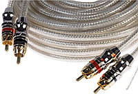 Межблочный RCA кабель 1 метр тройное экранирование от помех, бескислородная медь Mystery MPRE 1.2