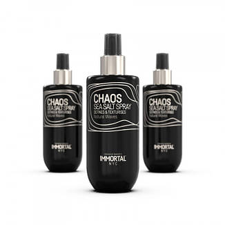 Сольовий матовий спрей для текстури та локонів Immortal chaos sea salt spray, 250 мл (NYC-81), фото 3