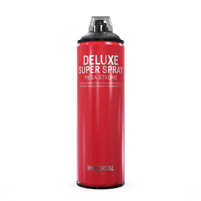 Спрей для міцної фіксації волосся Immortal Deluxe Super Spray Mega Strong,500мл (INF-108)