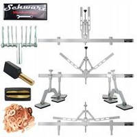 Зварювальний апарат Schwarz Werkzeuge Puller Panelowy 1100mm Szpon 8h 4mm Bity proste 100szt Elektroda do