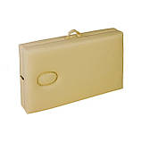 Масажний стіл з регулюванням висоти, Кушетка косметологічна м'яка, Кушетка для косметолога автомат, фото 3