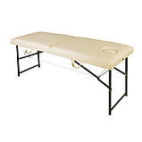 Масажний стіл з регулюванням висоти, Кушетка косметологічна м'яка, Кушетка для косметолога автомат, фото 2