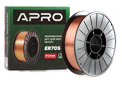 Дріт зварювальний  APRO ER70S-6 1,0 мм 5,0 кг