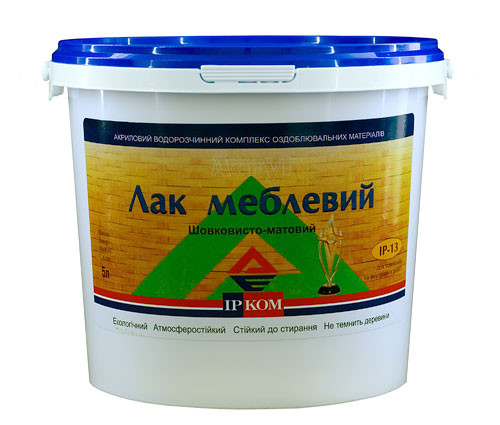 Лак меблевий IP -13 глянцевий 1,0 л