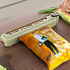 Вакуумний пакувальник для продуктів, Сapper, Зелений / Вакууматор для продуктів / Вакууматор для дому, фото 6