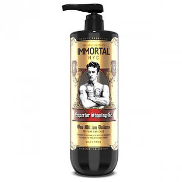 Гель для гоління Immortal NYC One Million Dollars Superior Shaving Gel, 1000 мл (NYC-86)