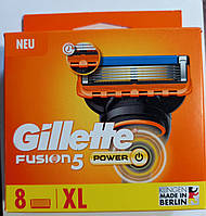 Картриджі для гоління Gillette Fusion5 Power 8 шт. GERMANY ORIGINAL