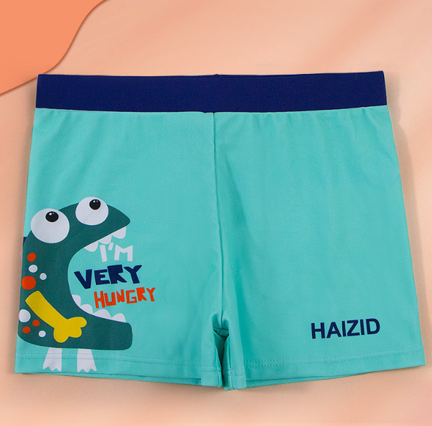 Дитячі плавки для хлопчика Haizid бірюзові, на вік 3–6 років, купальні шорти