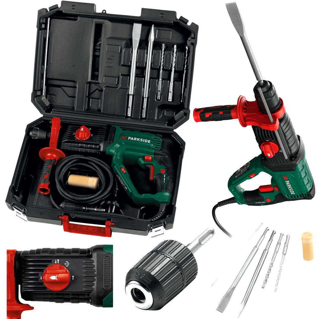 Перфоратор для профессиональных работ 1050Вт Parkside (Германия), Сетевой перфоратор для дома, ALX - фото 1 - id-p2216320633