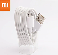 Кабель Xiaomi USB - Micro 3A (10W, 18W, 22.5W, 27W) White 80см. Оригинал!