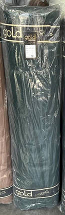 Темно зелена однотонна тканина 220 см для постільної білизни Бязь Gold Lux, рулон 50м, Пакістан, фото 2