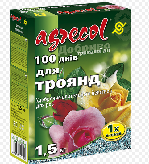 Агрекол Добриво для Троянд 100 днів 1,5кг