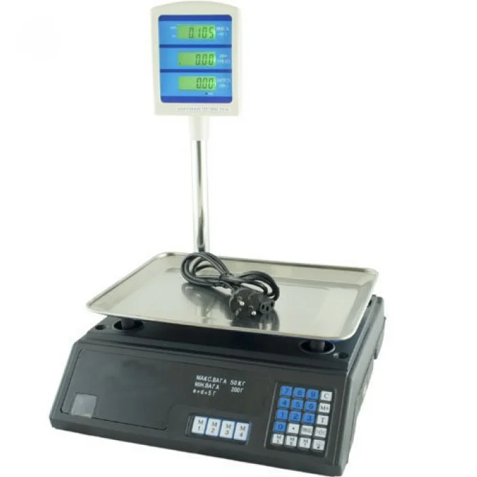 Ваги ACS 50kg/5g + pole 308 Domotec | Торгові ваги Домотек