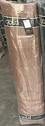 Світло коричнева однотонна тканина 220 см для постільної білизни Бязь Gold Lux, рулон 50м, Пакістан, фото 2