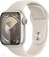 Часи APPLE Watch Series 9 GPS Koperta 41mm z aluminium w kolorze księżycowej poświaty z paskiem sportowym w