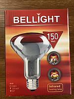 Лампа ИКЗК инфракрасная BellLight 150 Ват, лампа для обогрева животных, лампа для инкубатора