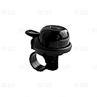 Дзвінок для велосипеда на кермо 22.2 мм чорний, фото 2