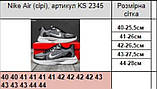 Кросівки чоловічі 40 41 Кросівки Nike Air Hole Gray, фото 5