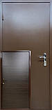 Двері Метал ДСП сірі, коричневі, фото 2