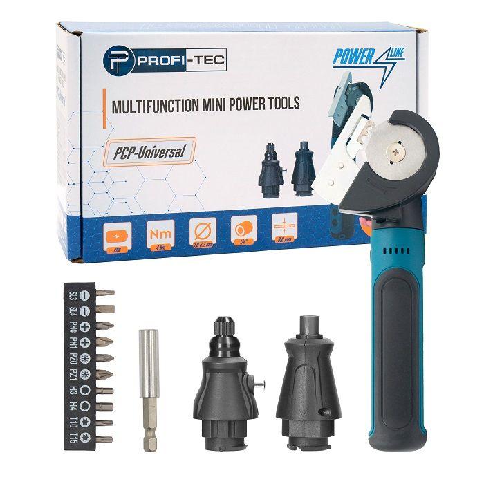 Багатофункціональний акумуляторний міні-інструмент PROFI-TEC PCP-Universal, фото 1