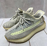 Підліткові літні кросівки тканинні Adidas Yeezy Boost 350 бежеві 40 26 см, фото 5