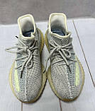 Підліткові літні кросівки тканинні Adidas Yeezy Boost 350 бежеві 40 26 см, фото 2